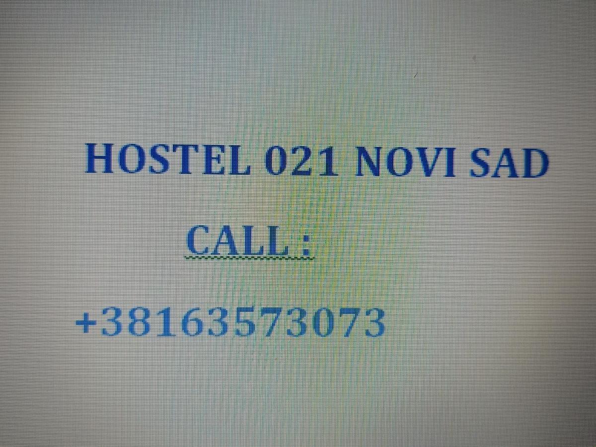 Hostel 021 โนวีซาด ภายนอก รูปภาพ